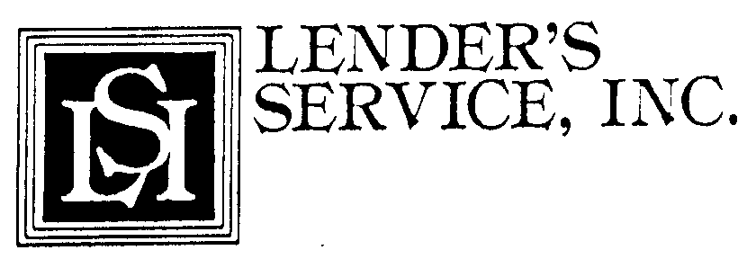 Trademark Logo LSI LENDER'S SERVICE, INC.