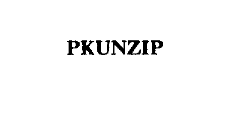 Trademark Logo PKUNZIP