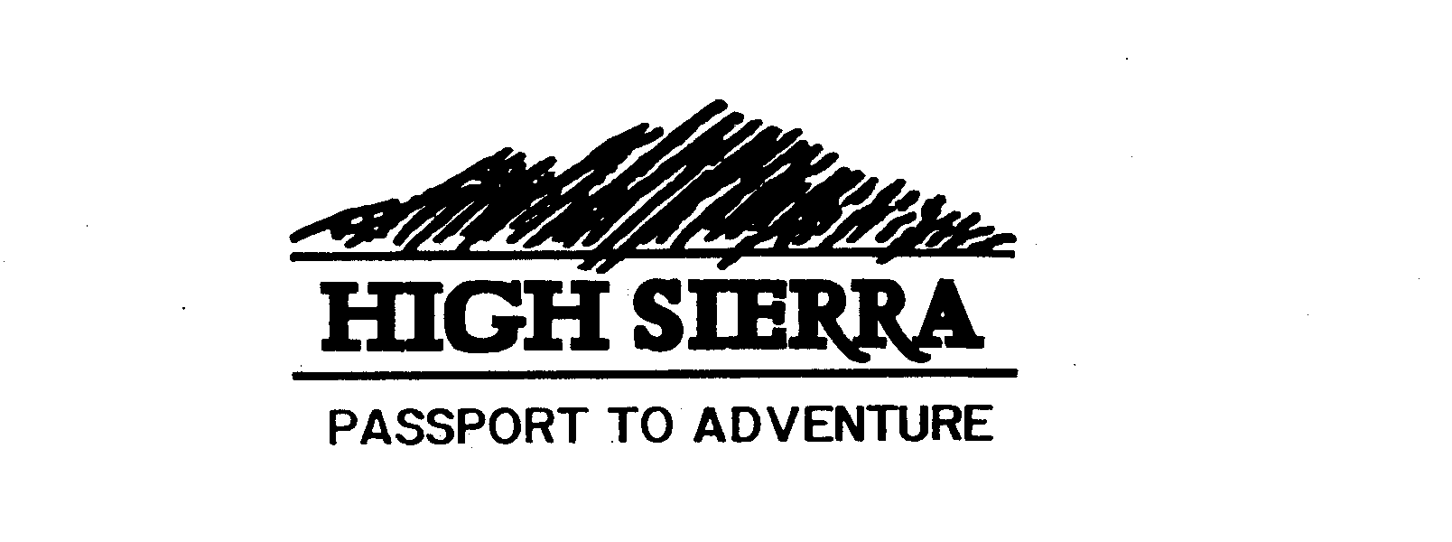 Trademark Logo HIGH SIERRA PASSPORT TO ADVENTURE