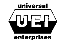 Trademark Logo UNIVERSAL UEI ENTERPRISES