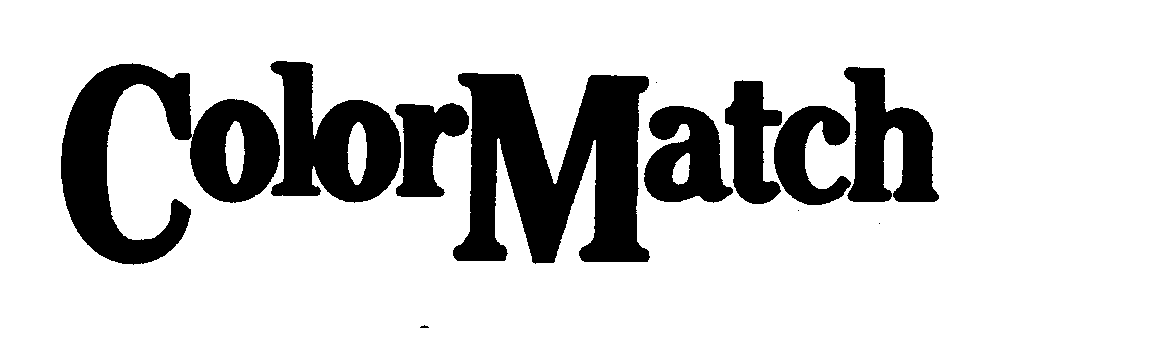 Trademark Logo COLORMATCH