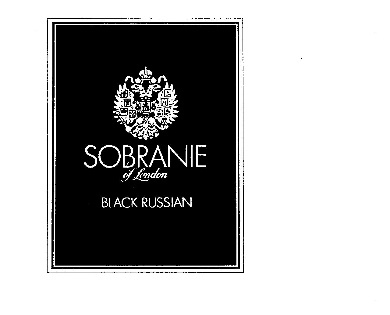  SOBRANIE OF LONDON BLACK RUSSIAN