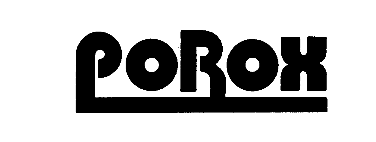 Trademark Logo POROX