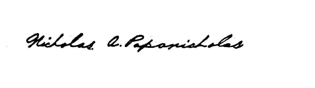 Trademark Logo NICHOLAS A. PAPANICHOLAS