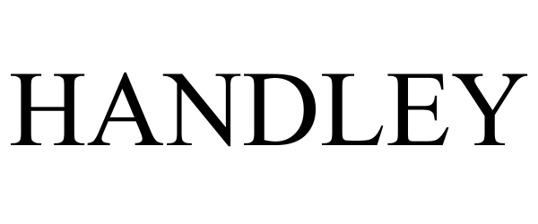 Trademark Logo HANDLEY