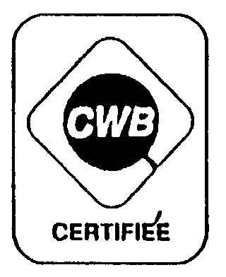 Trademark Logo CWB CERTIFIEE