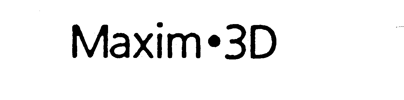Trademark Logo MAXIM-3D