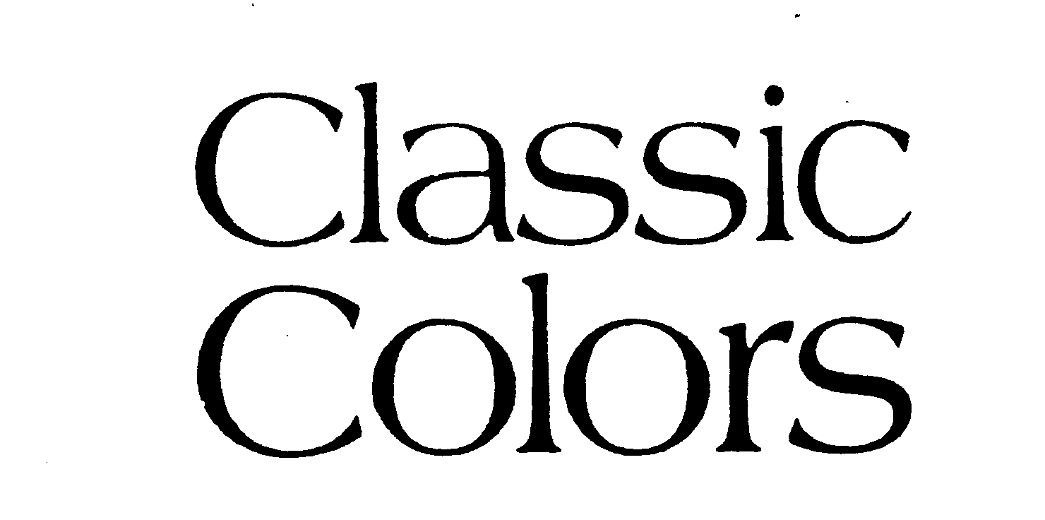 Trademark Logo CLASSIC COLORS