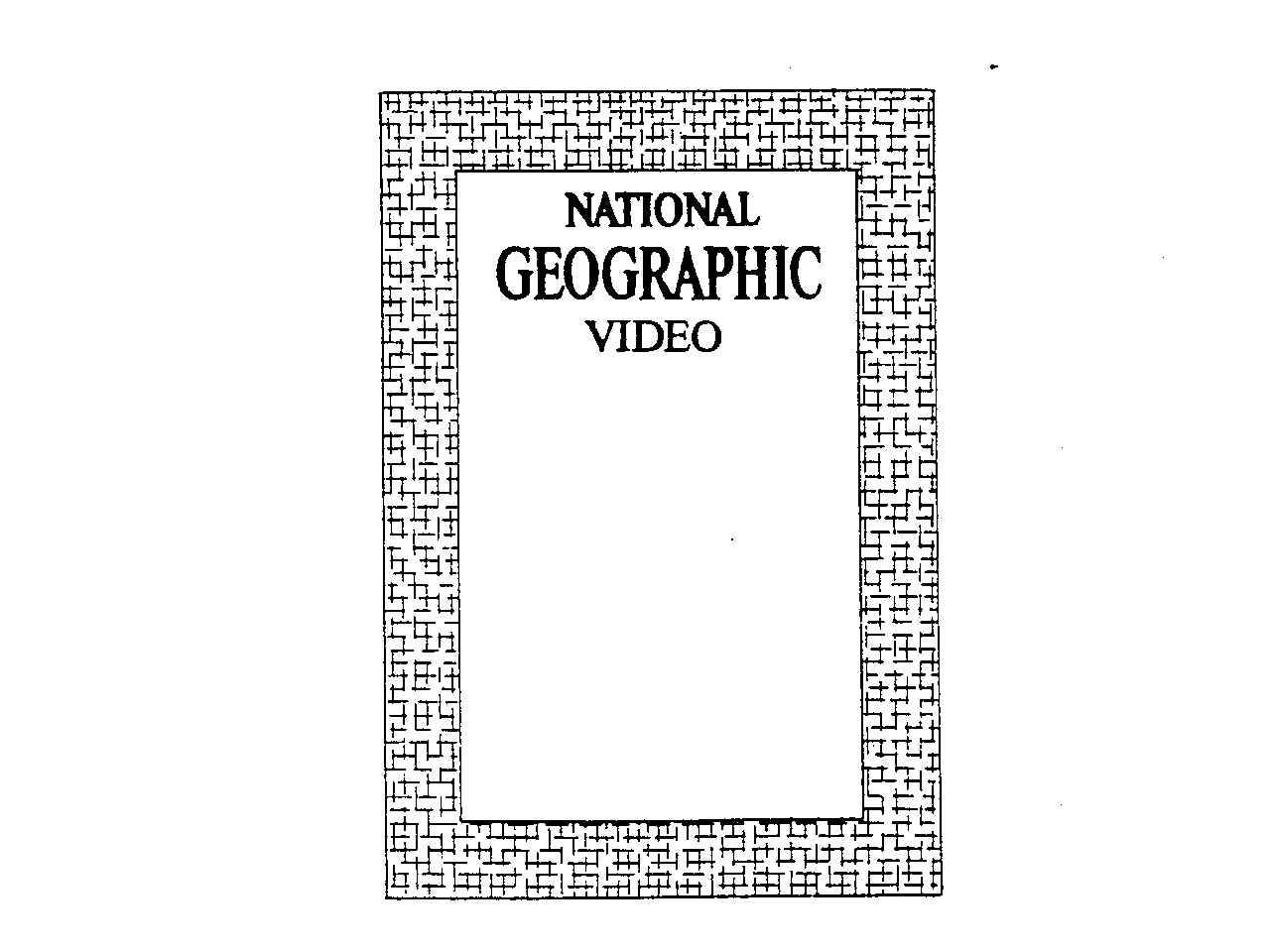 Trademark Logo NATIONAL GEOGRAPHIC VIDEO