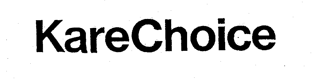 Trademark Logo KARECHOICE