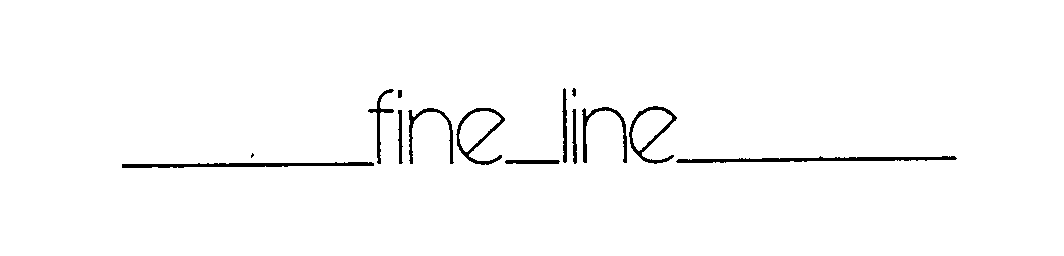 Trademark Logo FINE LINE
