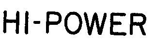 Trademark Logo HI-POWER