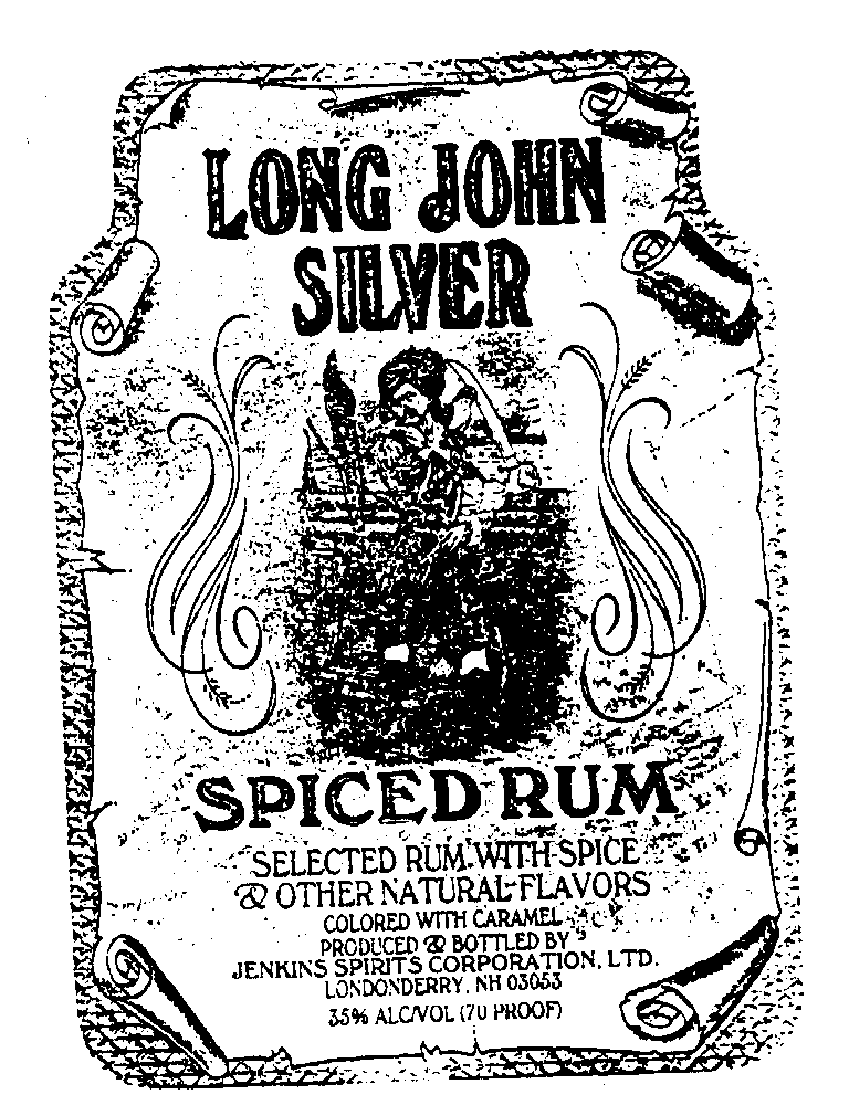 Trademark Logo LONG JOHN SILVER SPICED RUM