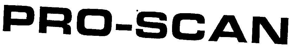 Trademark Logo PRO-SCAN