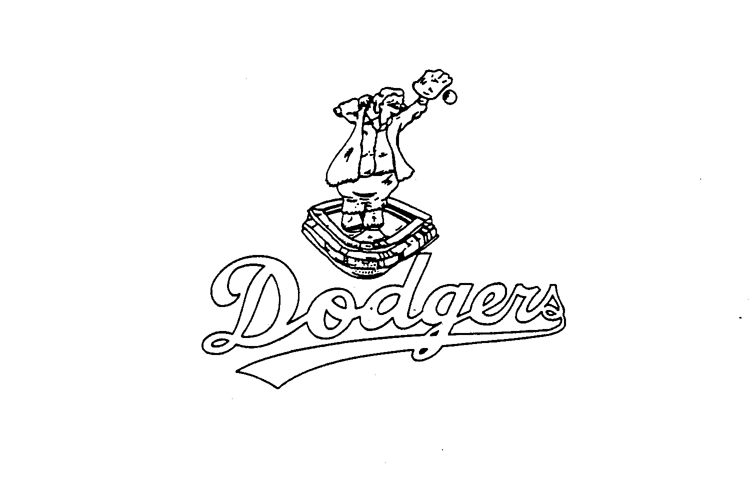 Trademark Logo DODGERS