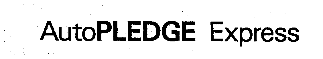 Trademark Logo AUTOPLEDGE EXPRESS