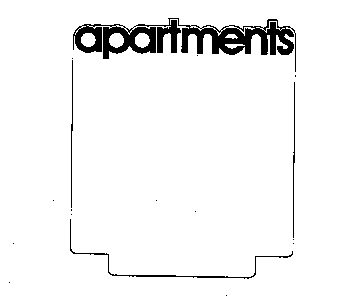 Trademark Logo APARTMENTS