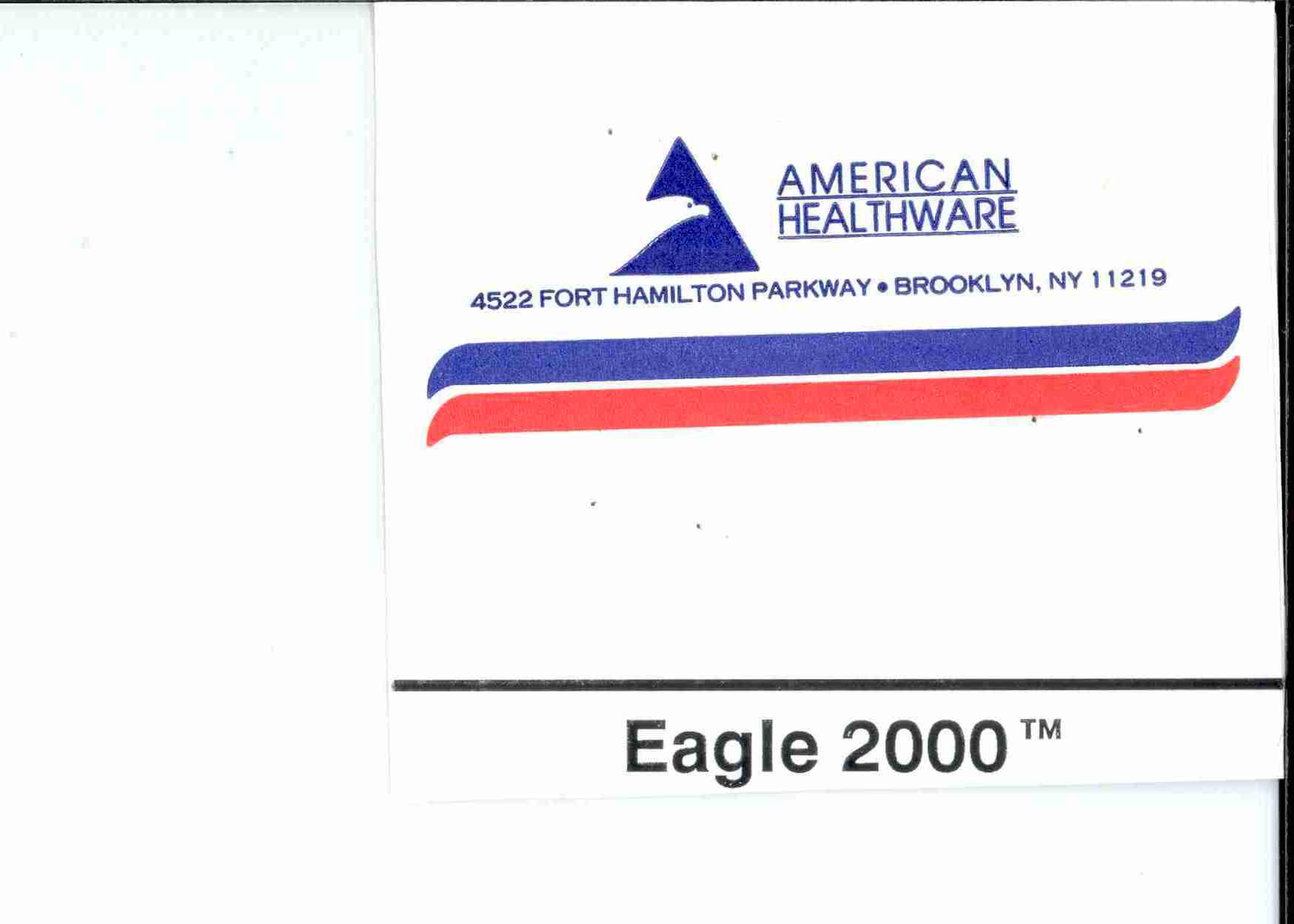 Trademark Logo EAGLE 2000