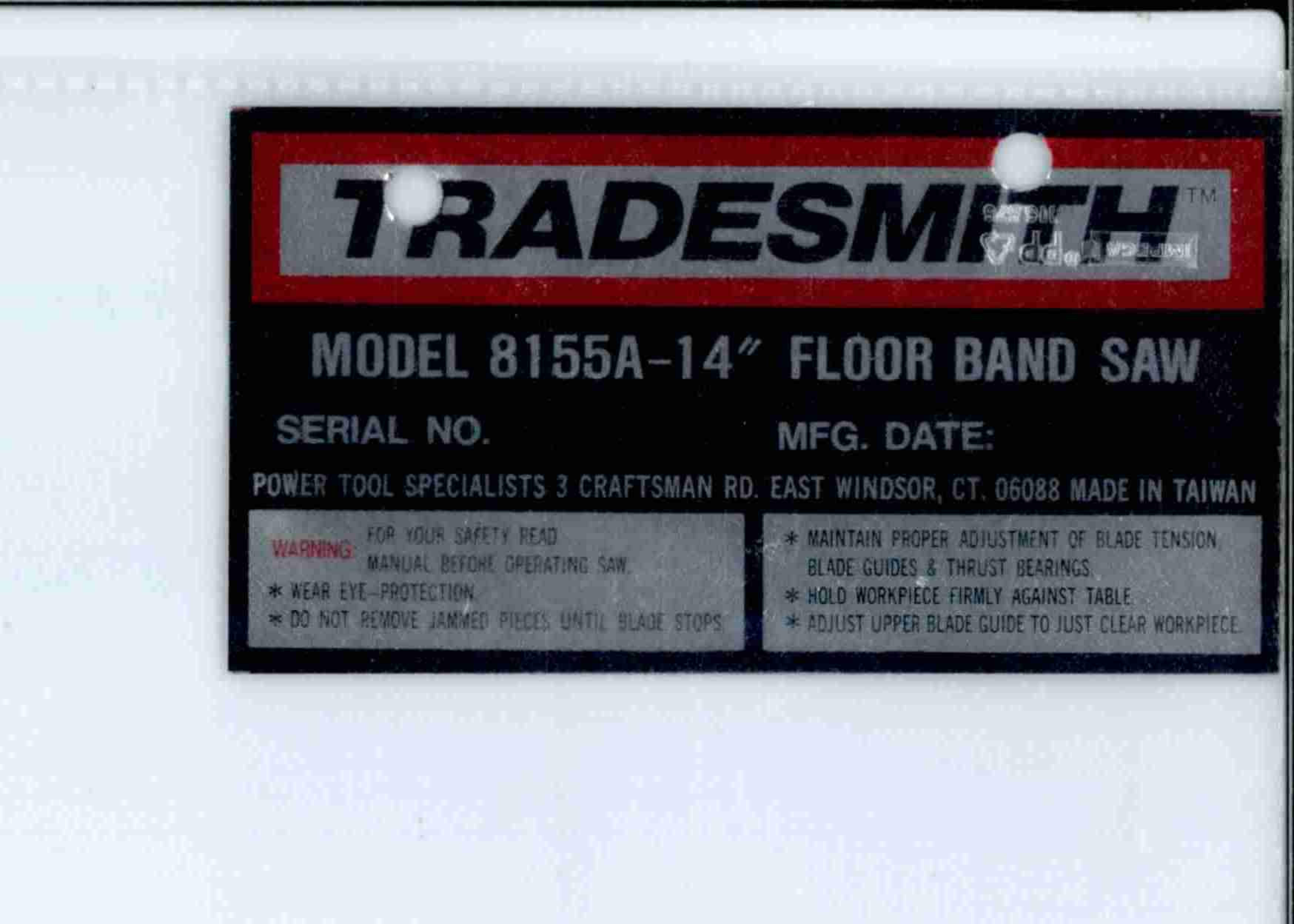  TRADESMITH