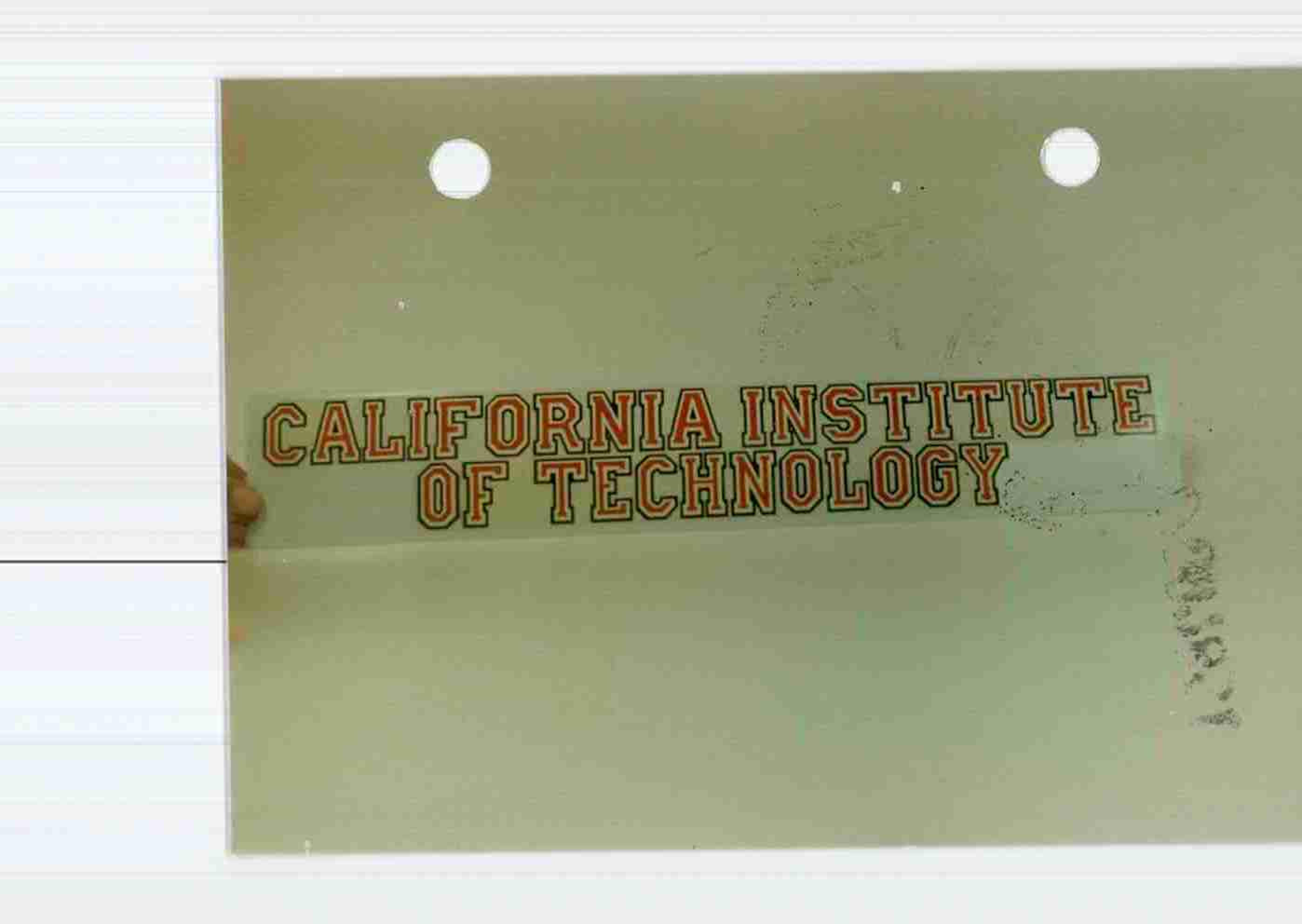  CALIFORNIA INSTITUTE OF TECHNOLOGY