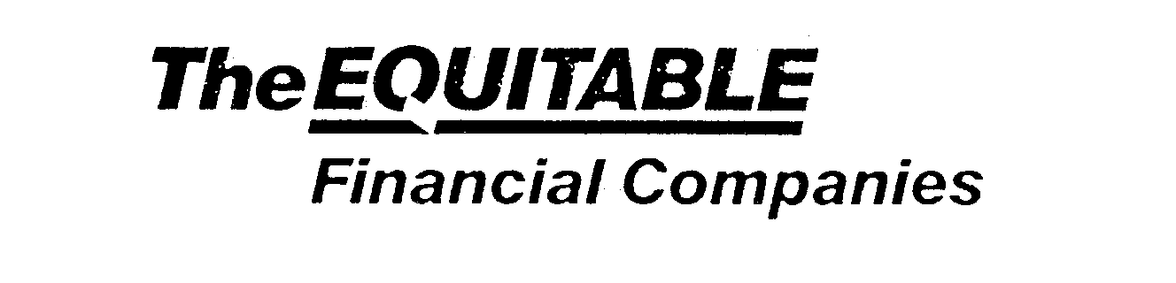Trademark Logo THE EQUITABLE FINANCIAL COMPANIES