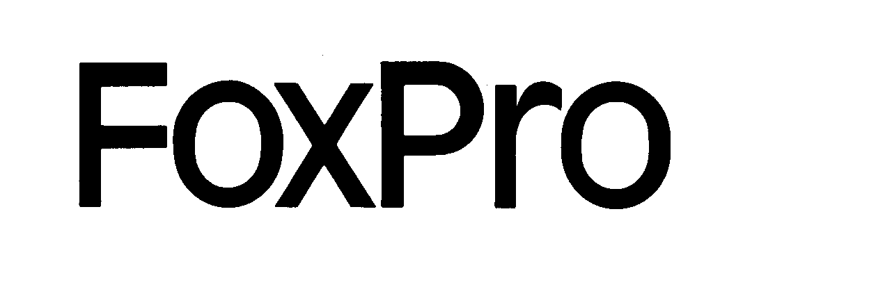 Trademark Logo FOXPRO