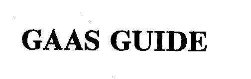 Trademark Logo GAAS GUIDE