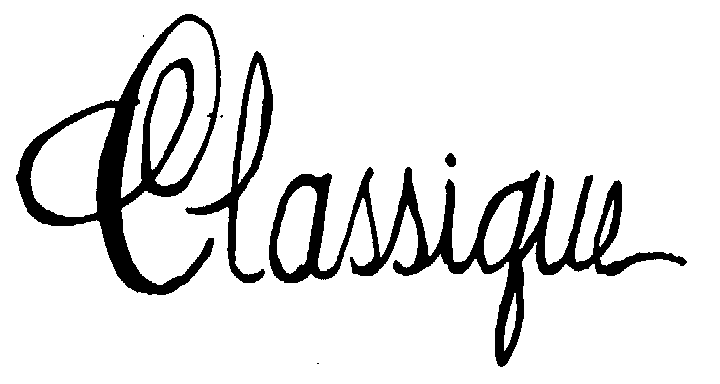 Trademark Logo CLASSIQUE