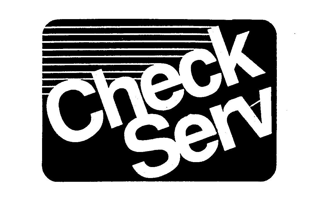 Trademark Logo CHECK SERV