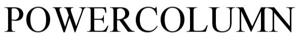 Trademark Logo POWERCOLUMN