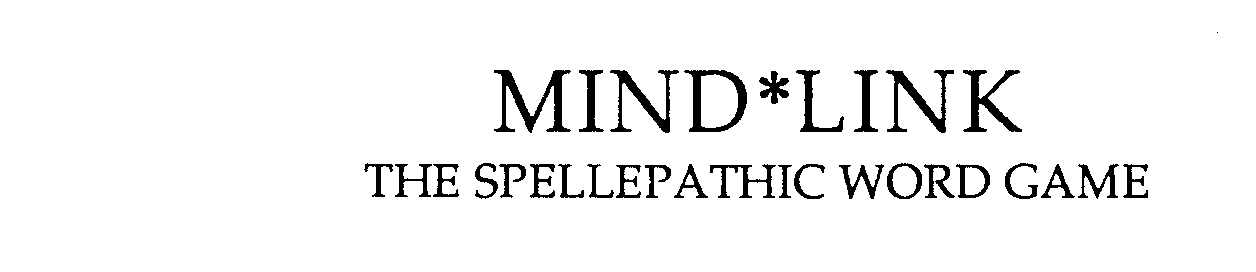  MIND*LINK THE SPELLEPATHIC WORD GAME