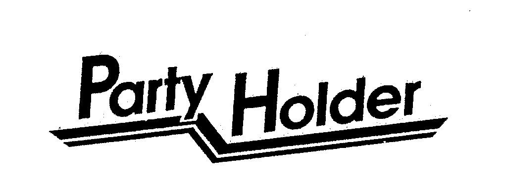 Trademark Logo PARTY HOLDER
