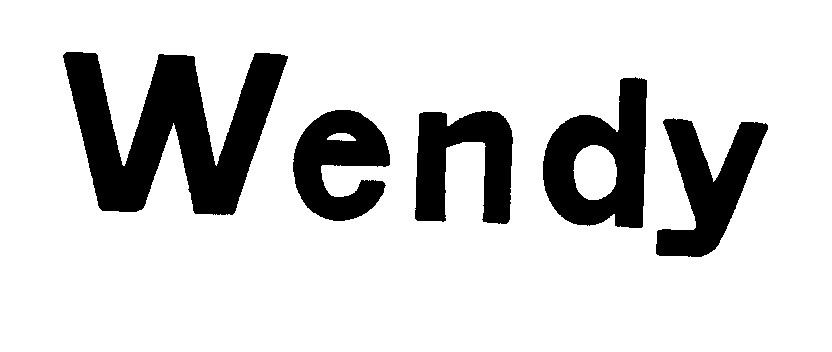 Trademark Logo WENDY