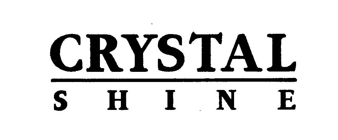 Trademark Logo CRYSTAL SHINE
