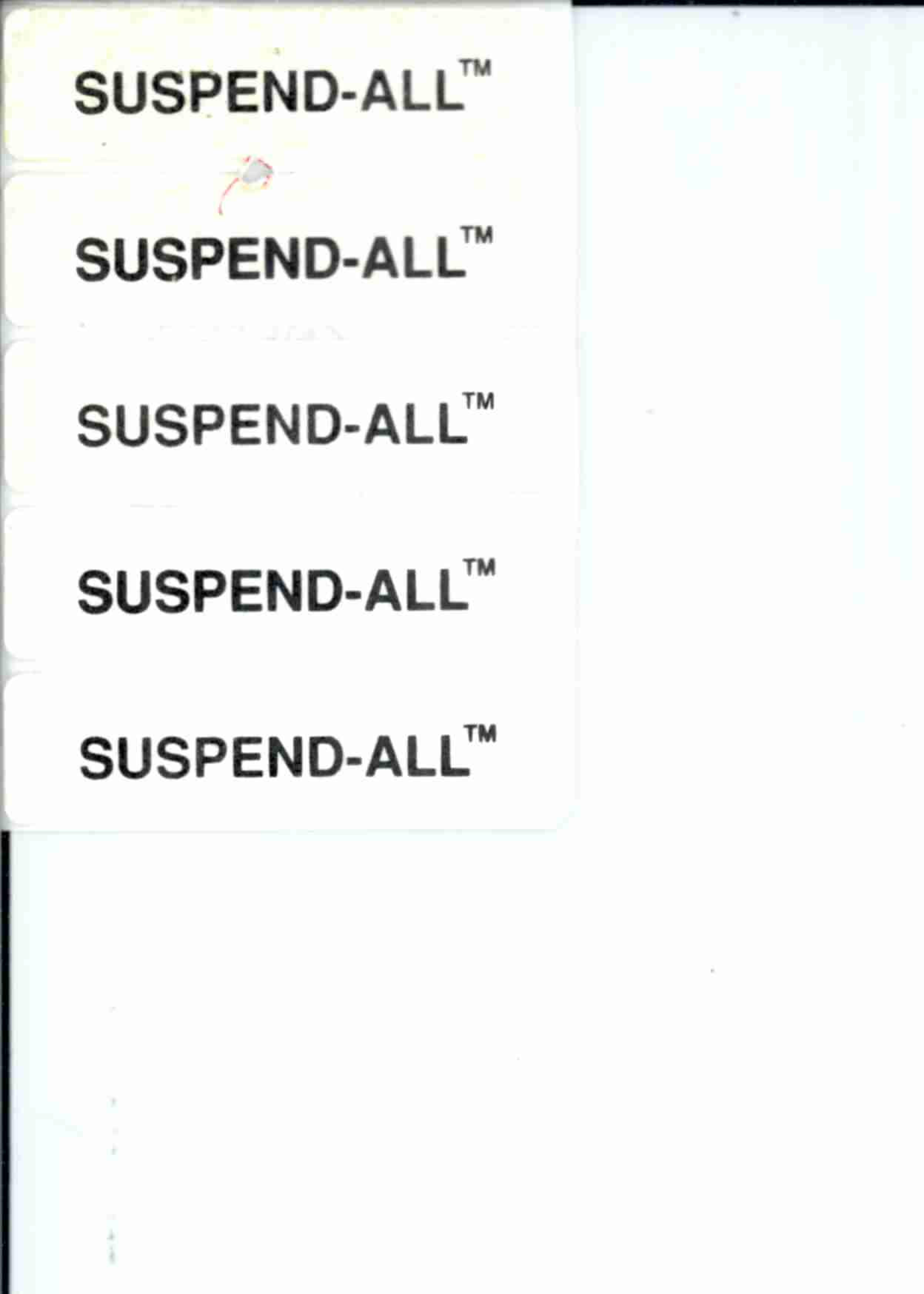  SUSPEND-ALL