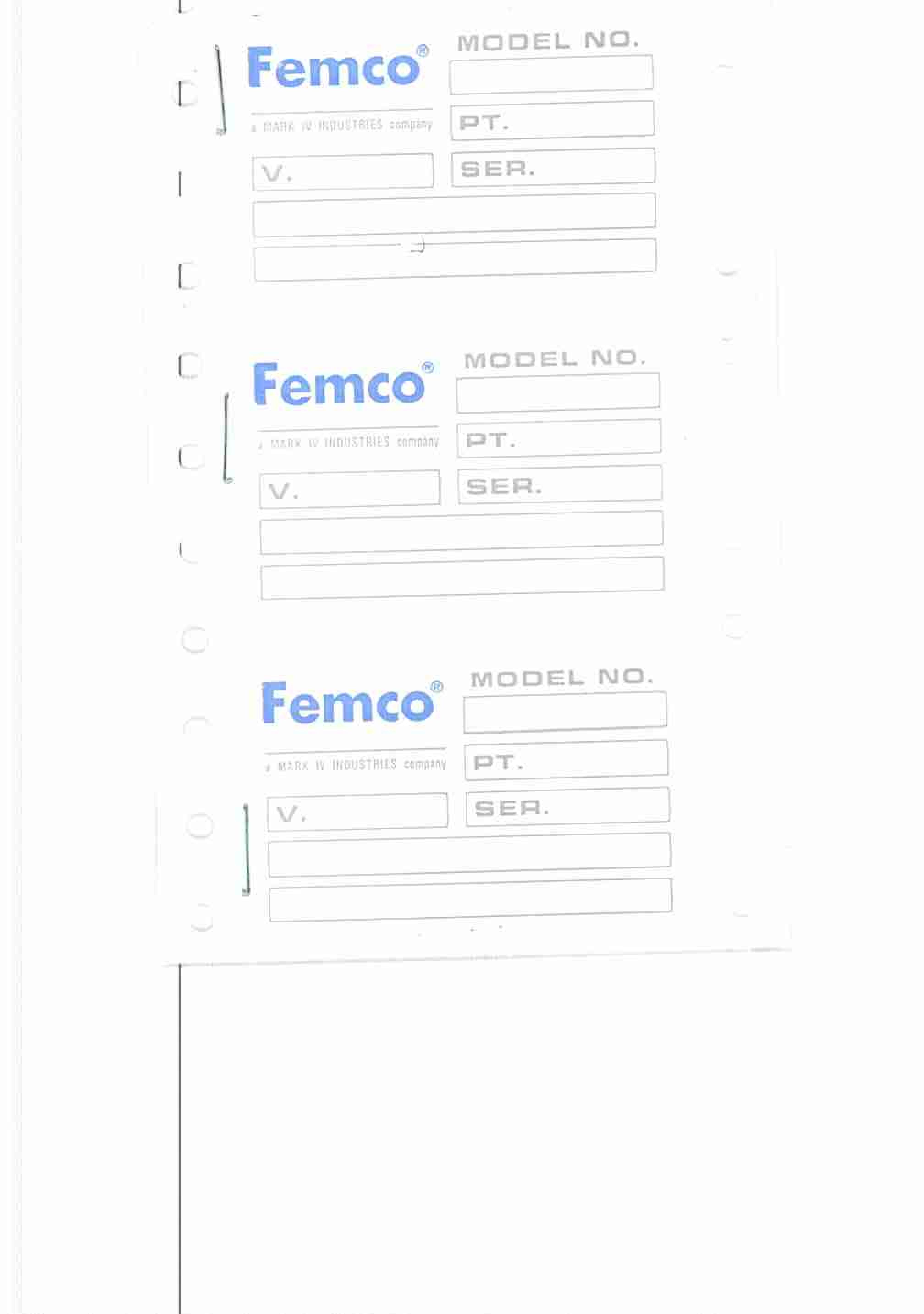 Trademark Logo FEMCO