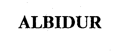 Trademark Logo ALBIDUR