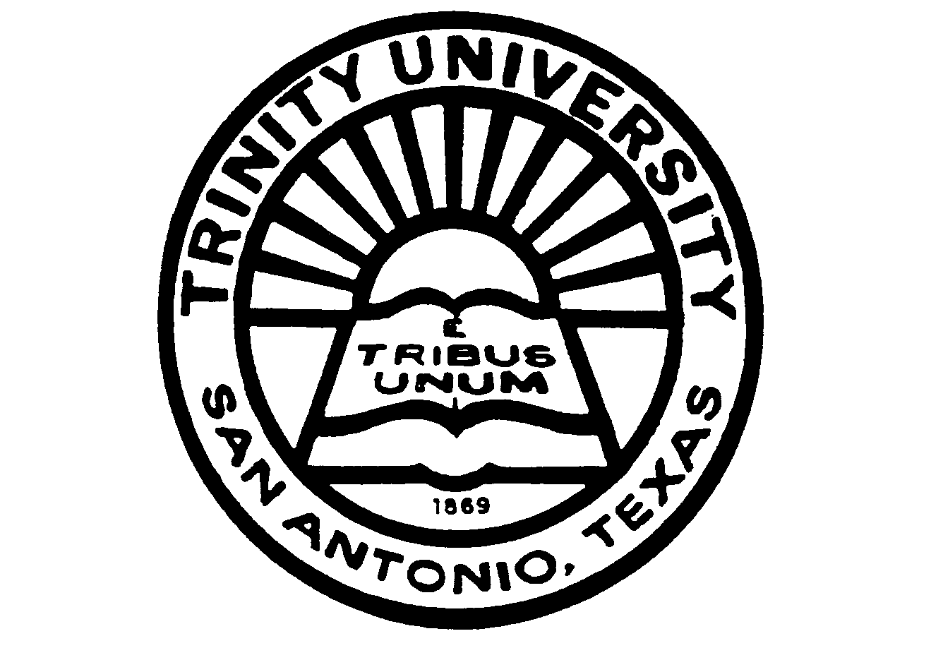  TRINITY UNIVERSITY E TRIBUS UNUM 1869 SAN ANTONIA, TEXAS
