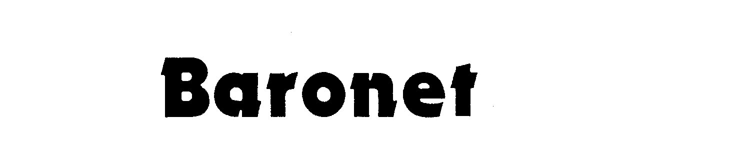 Trademark Logo BARONET