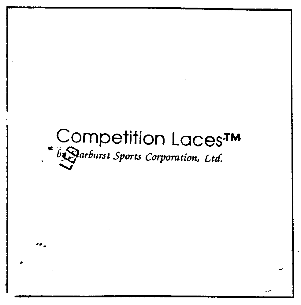  COMPETITION LACES BY STARBURST SPORTS CORPORATION, LTD.