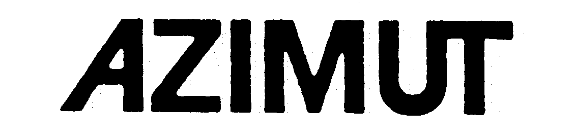 Trademark Logo AZIMUT