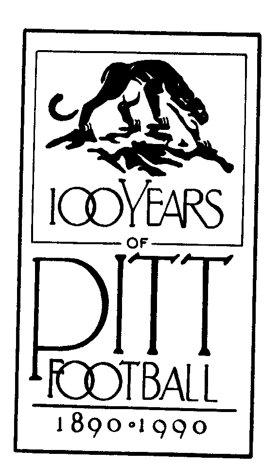 100 YEARS OF PITT FOOTBALL 1890-1990