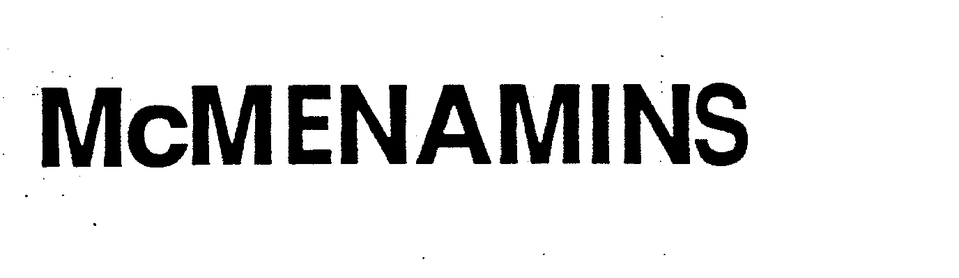 Trademark Logo MCMENAMINS