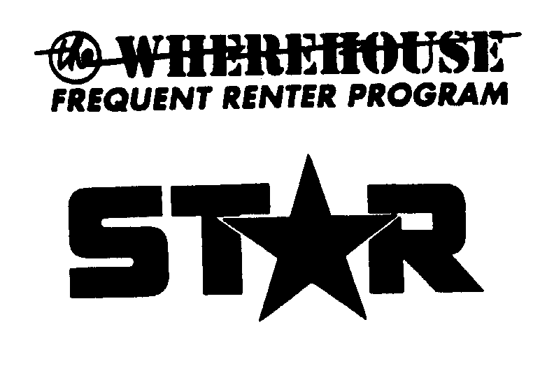  THE WHEREHOUSE FREQUENT RENTER PROGRAM STAR