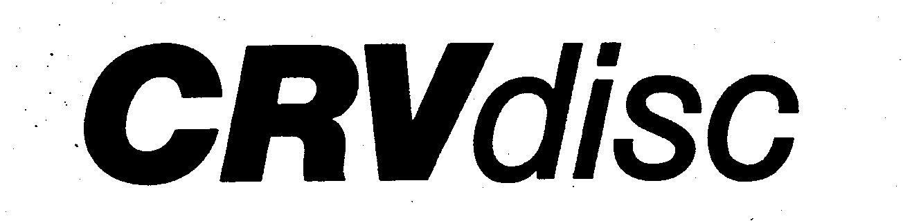 Trademark Logo CRV DISC