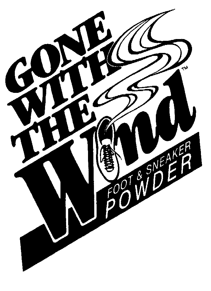 Trademark Logo GONE WITH THE WIND FOOT & SNEAKER POWDER