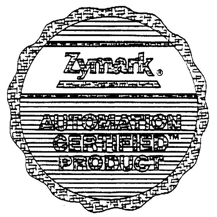  ZYMARK AUTOMATION CERTIFIED PRODUCT