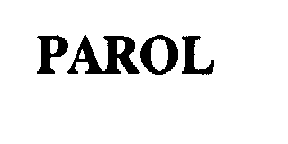 Trademark Logo PAROL