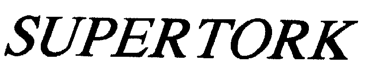 Trademark Logo SUPERTORK