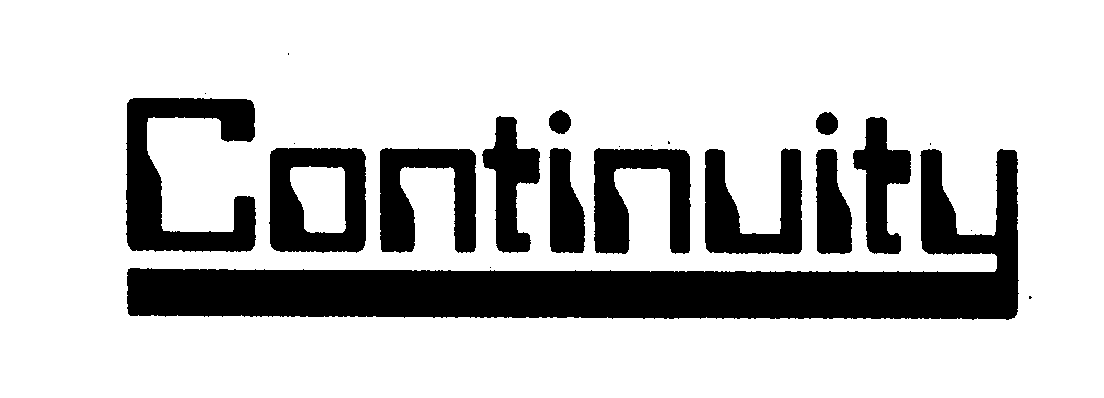Trademark Logo CONTINUITY
